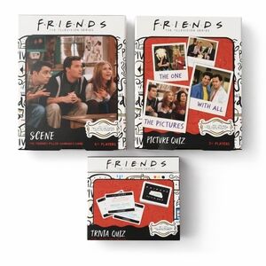 Warner Bros. Friends Card Games Set - Red, Black, White